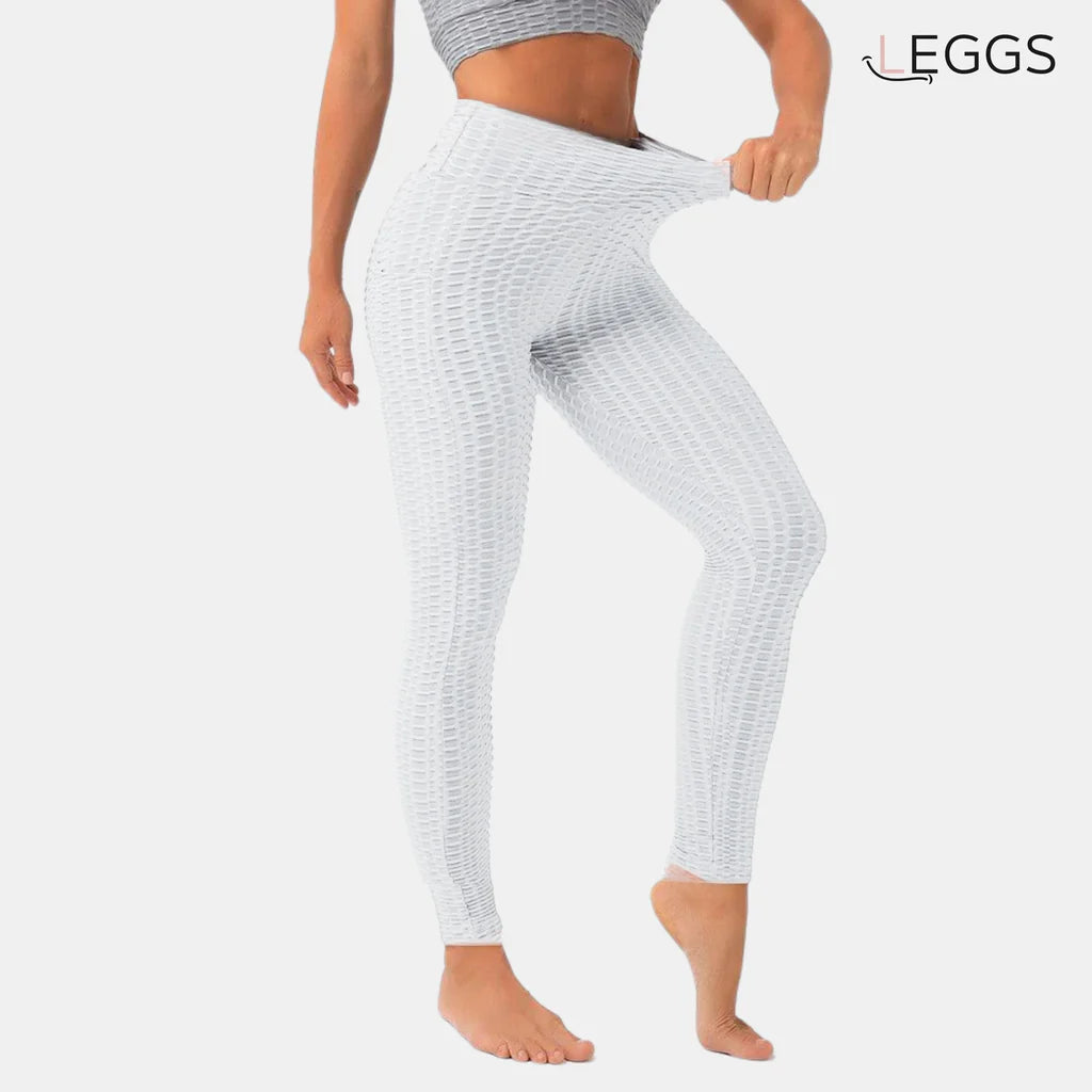 LEGGINGS PUSH-UP ANTI-ZELLULITIS WEIß