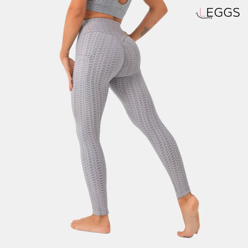 LEGGINGS PUSH-UP ANTI-ZELLULITIS GRAU