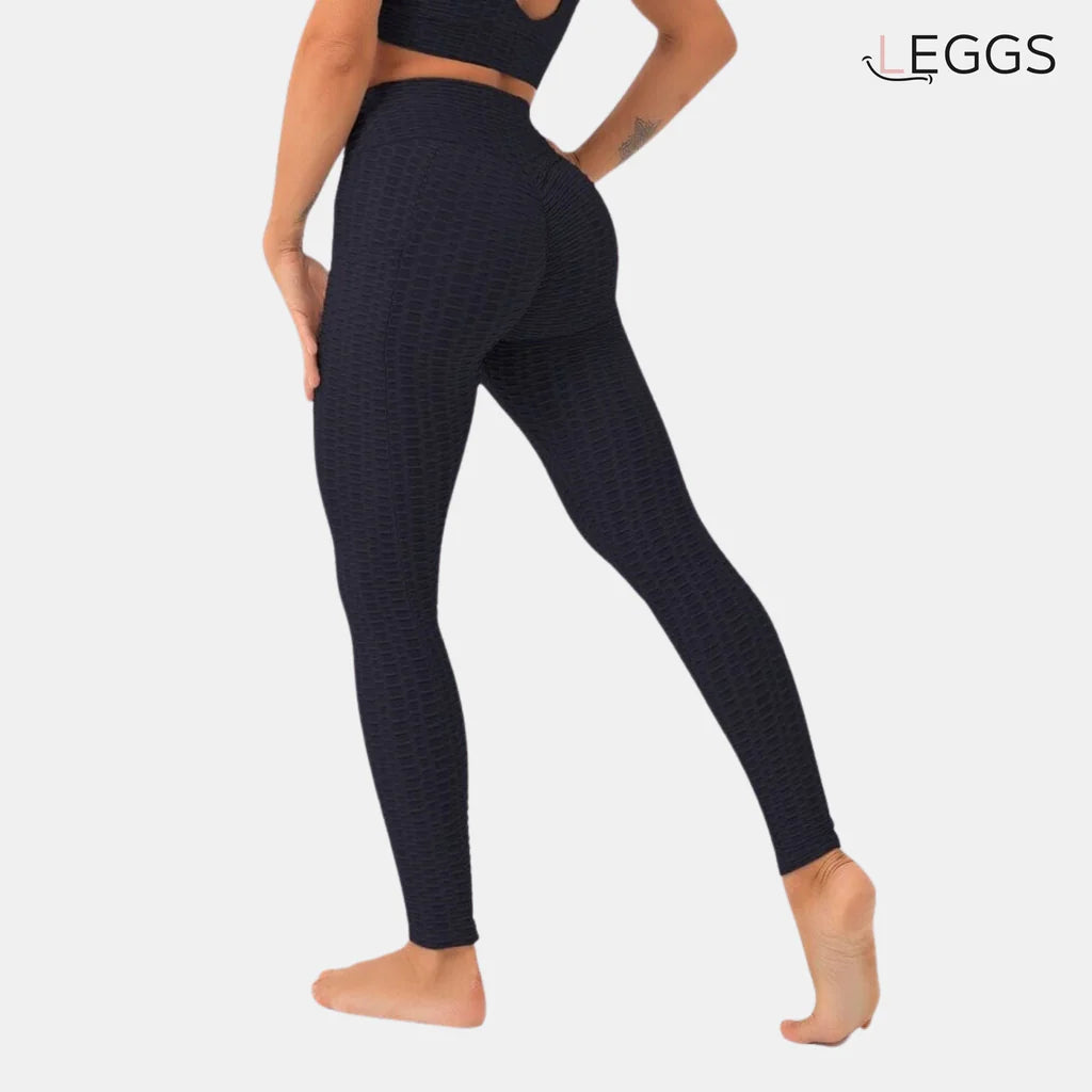 LEGGINGS PUSH-UP ANTI-ZELLULITIS SCHWARZ