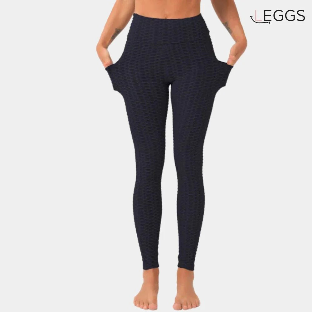 LEGGINGS PUSH-UP ANTI-ZELLULITIS SCHWARZ