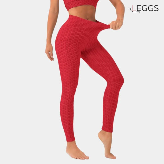 LEGGINGS PUSH-UP ANTI-ZELLULITIS ROT